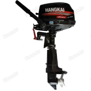 Лодочный мотор 2-тактный бензиновый Hangkai T5.0 Plus (мощность 6 лс)