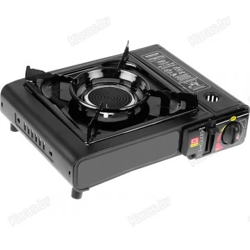 Плита настольная газовая Happy Home BDZ-155-AK с пьезоподжигом и переходником (керамика)