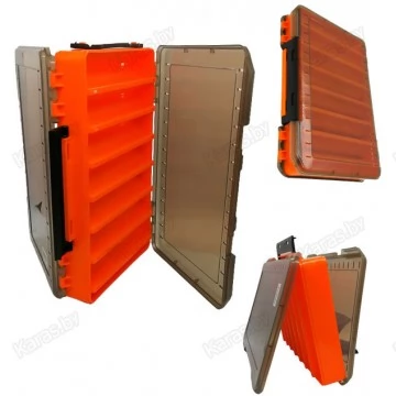 Коробка для приманок двухсторонняя Helios HS-XD-31 27x19x5 см