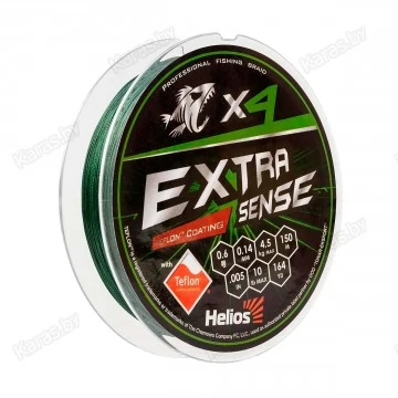 Леска плетёная Helios Extrasense X4 150м (зеленый)