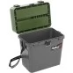 Ящик рыболовный зимний Helios 19 л (серый/хаки)