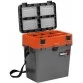 Ящик рыболовный зимний Helios 19 л (серый/оранжевый)