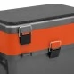 Ящик рыболовный зимний Helios 19 л (серый/оранжевый)