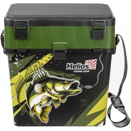 Ящик рыболовный зимний Helios Zander хаки 19 л