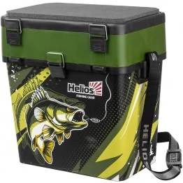 Ящик рыболовный зимний Helios Zander хаки 19 л