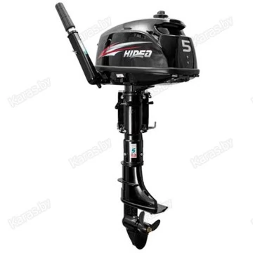 Лодочный мотор 2-тактный бензиновый Hidea HD5 FHS (выносной бак 12 л)
