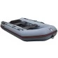 Надувная 2-х местная ПВХ лодка Hunter 290 Л (серая)