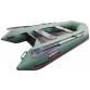 Надувная 2-х местная ПВХ лодка Hunter 290 ЛК (зеленая)