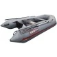 Надувная 2-х местная ПВХ лодка Hunter 290 ЛК (серая)