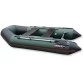 Надувная 2-х местная ПВХ лодка Hunter 290 ЛКА (НДНД, зеленая)