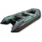 Надувная 2-х местная ПВХ лодка Hunter 290 ЛКА (НДНД, зеленая)