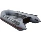 Надувная 2-х местная ПВХ лодка Hunter 290 ЛН (надувное дно, серая)
