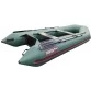 Надувная 3-х местная ПВХ лодка Hunter 320 Л (зеленая)