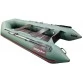 Надувная 3-х местная ПВХ лодка Hunter 320 Л (зеленая)