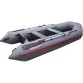 Надувная 3-х местная ПВХ лодка Hunter 320 Л (серая)