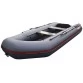 Надувная 3-х местная ПВХ лодка Hunter 320 Л (серая)