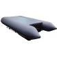 Надувная 3-х местная ПВХ лодка Hunter 320 Л (серая)