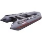 Надувная 3-х местная ПВХ лодка Hunter 320 ЛК (серая)