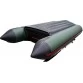 Надувная 3-х местная ПВХ лодка Hunter 320 ЛКА (НДНД, зеленая)