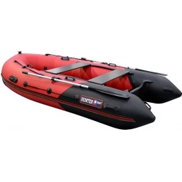 Надувная 3-х местная ПВХ лодка Hunter 330 ПРО (НДНД)