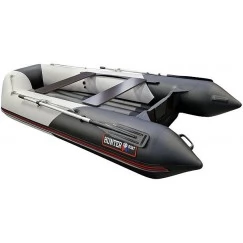 Надувная 4-х местная ПВХ лодка Hunter 345 ЛКА (НДНД)