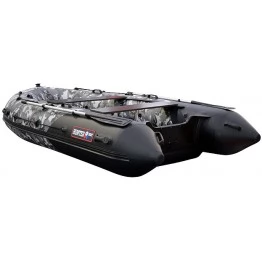 Надувная 4-х местная ПВХ лодка Hunter 350 ПРО (НДНД, камуфляж)