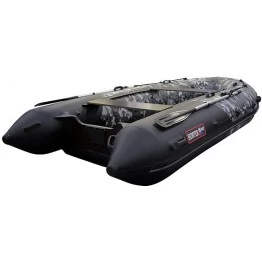 Надувная 5-местная ПВХ лодка Hunter 380 ПРО (НДНД, камуфляж)