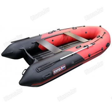 Надувная 5-местная ПВХ лодка Hunter 380 ПРО (НДНД)