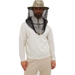 Панама-накомарник Huntsman Антигнус с кольцом. Цвет Светлый пиксель
