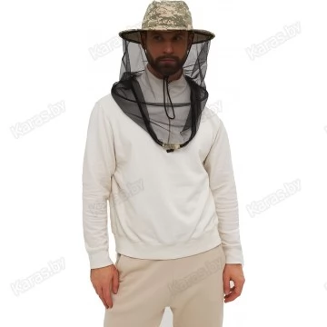 Панама-накомарник Huntsman Антигнус с кольцом. Цвет Светлый пиксель