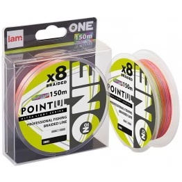 Леска плетёная Number ONE Point UL х8 Multicolor 150 м