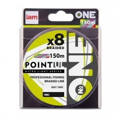 Леска плетёная Number ONE Point UL х8 Multicolor 150 м