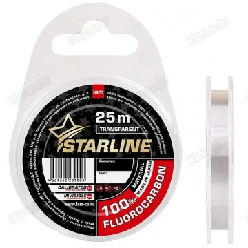 Леска флюорокарбоновая Starline 25 м
