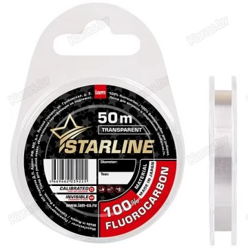 Леска флюорокарбоновая Starline 50 м