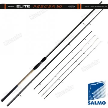 Удилище фидерное SALMO ELITE Feeder 150, 3.90 м, тест 150 г, графит, 290 г