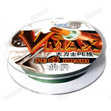 Леска плетёная NBE Vmax PE X4 100 м
