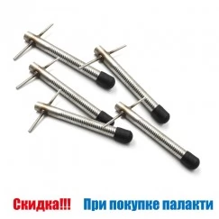 Комплект ввертышей СТЭК для крепления палатки 5 шт., неподвижная ручка (при покупке палатки)