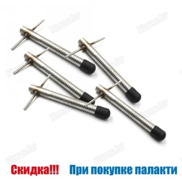 Комплект ввертышей СТЭК для крепления палатки 5 шт., неподвижная ручка (при покупке палатки)