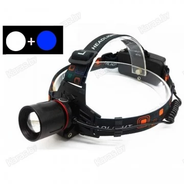 Фонарь налобный FA-5806 (с УФ диодом)