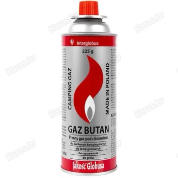 Газ бутан Interglobus, цанговый, 225 гр