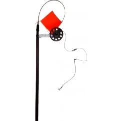 Жерлица зимняя Manko На стойке оснащенная (катушка 63 мм)