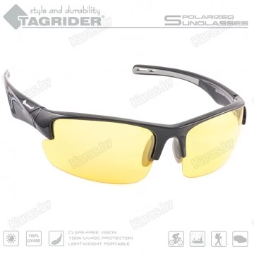 Очки поляризационные Tagrider N09-3 YELLOW в чехле