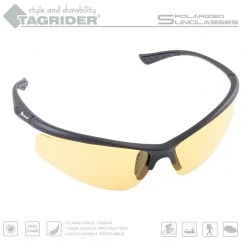 Очки поляризационные Tagrider N13-45 GOLD RED MIRROR в чехле