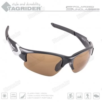 Очки поляризационные Tagrider N23-1 BROWN в чехле