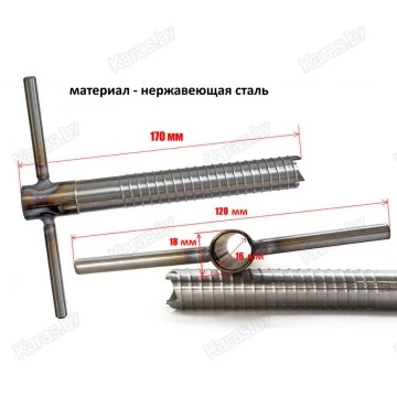 Ввертыш СТЭК для крепления палатки 170х18 (неподвижная ручка)