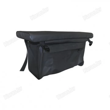 Сумка под банку с 2 накладками 700х250 (ПВХ, черный)