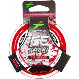 Леска монофильная Intech Ice Khaki Red-Brown 30 м