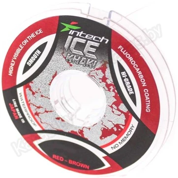 Леска монофильная Intech Ice Khaki Red-Brown 30 м
