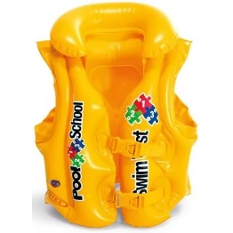 Жилет спасательный детский Intex Pool School 50x47 см (3-6 лет)