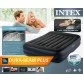 Надувная кровать Intex 64124 Pillow Rest c подголовником 152 х 203 х 42 (насос 220В)